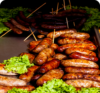 Espetinho de Linguiça